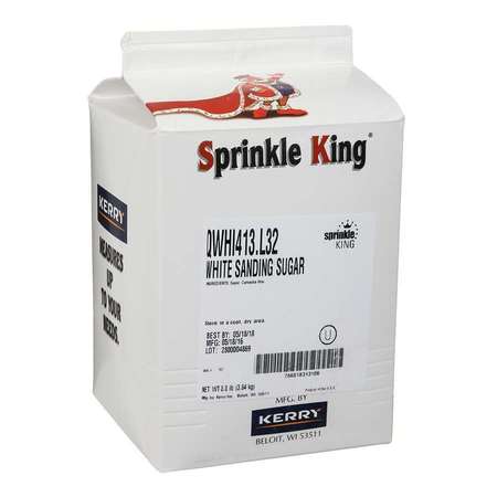 SPRINKLE KING Sugar Sanding 8lbs, PK4 QWHI413.L32